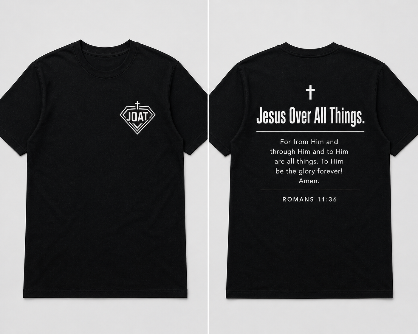 JOAT Founder Tee and Trucker Hat — Black